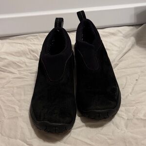 Kids black Merrell shoes